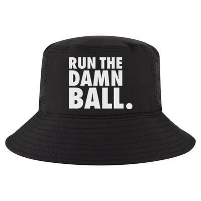 Funny Football Running Back Gift Run The Damn Ball Cool Comfort Performance Bucket Hat