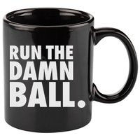 Funny Football Running Back Gift Run The Damn Ball 11oz C Handle Ceramic Mug