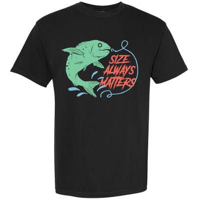 Funny Fishing Rod Fish - Fisherman Garment-Dyed Heavyweight T-Shirt