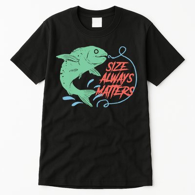 Funny Fishing Rod Fish - Fisherman Tall T-Shirt