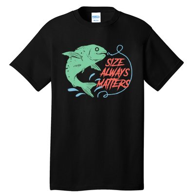 Funny Fishing Rod Fish - Fisherman Tall T-Shirt