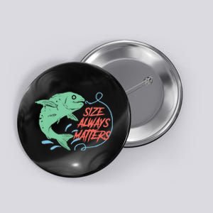 Funny Fishing Rod Fish - Fisherman Button