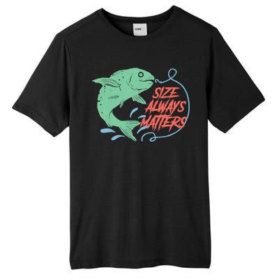 Funny Fishing Rod Fish - Fisherman Tall Fusion ChromaSoft Performance T-Shirt