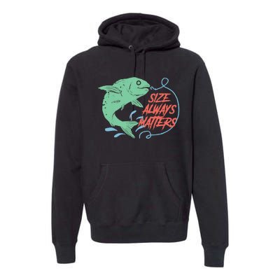 Funny Fishing Rod Fish - Fisherman Premium Hoodie