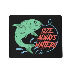 Funny Fishing Rod Fish - Fisherman Mousepad