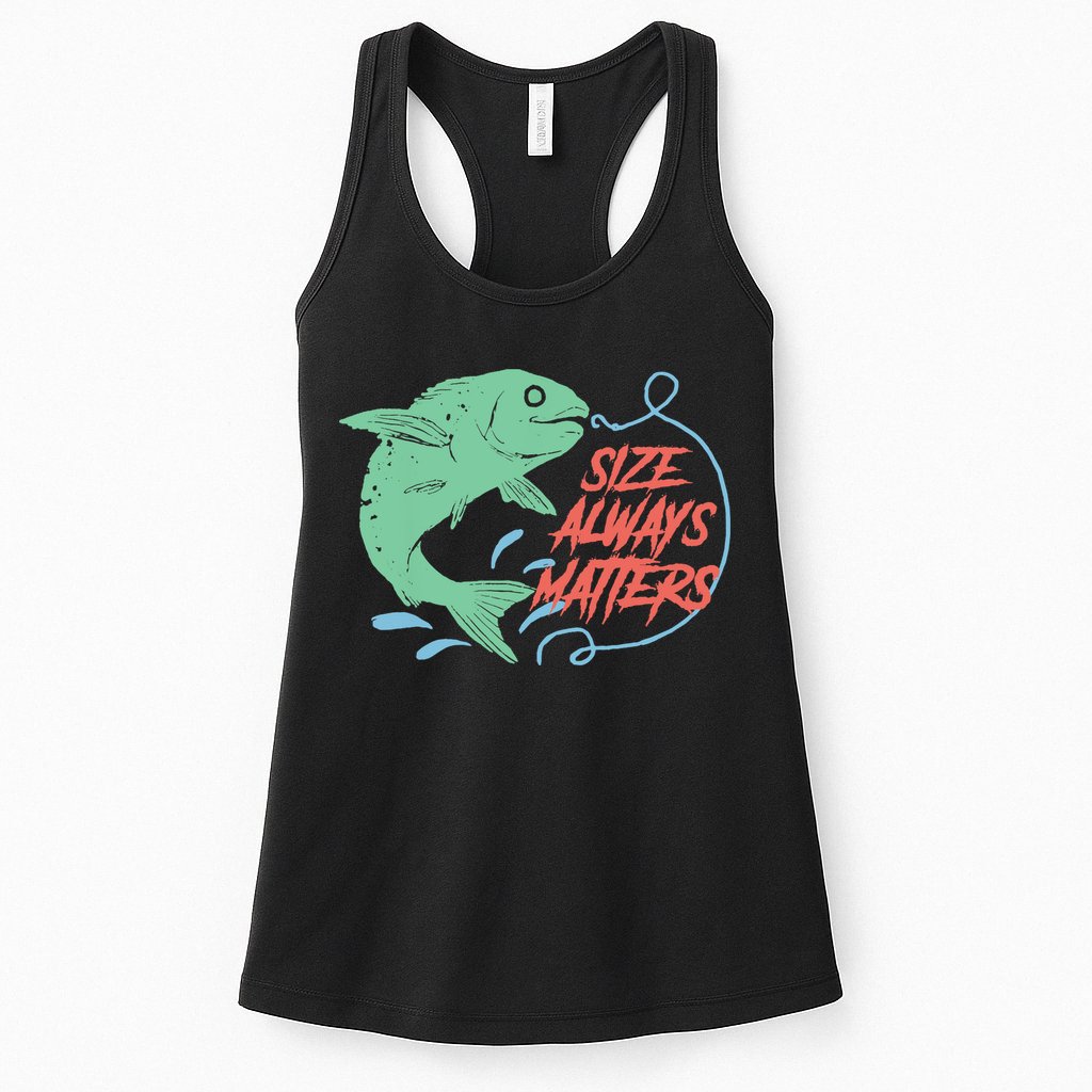 Funny Fishing Rod Fish - Fisherman Womens Tank Top