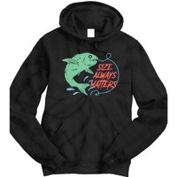 Funny Fishing Rod Fish - Fisherman Tie Dye Hoodie