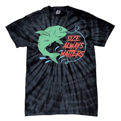 Funny Fishing Rod Fish - Fisherman Tie-Dye T-Shirt