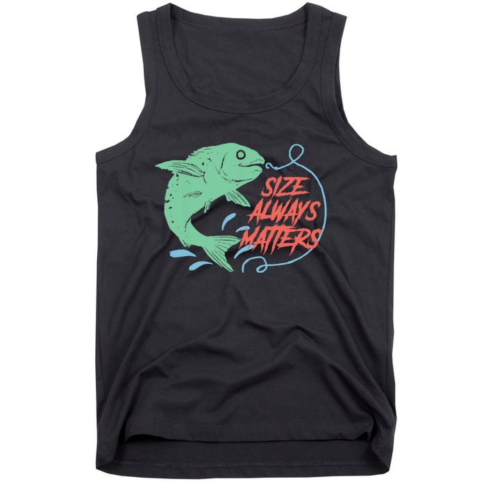 Funny Fishing Rod Fish - Fisherman Tank Top