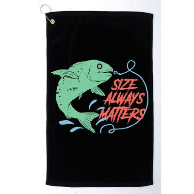 Funny Fishing Rod Fish - Fisherman Golf Towel