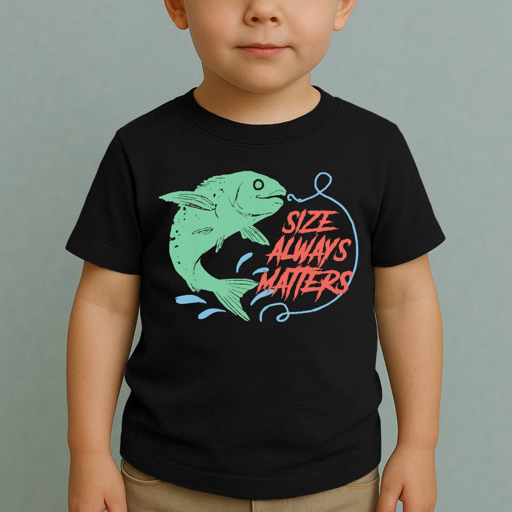 Funny Fishing Rod Fish - Fisherman Toddler T-Shirt