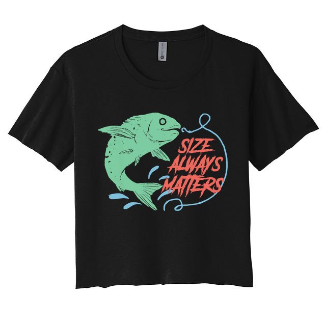 Funny Fishing Rod Fish - Fisherman Crop Top