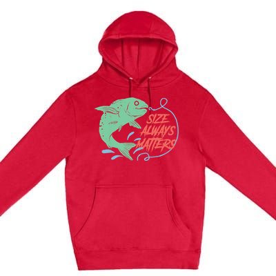 Funny Fishing Rod Fish - Fisherman Premium Pullover Hoodie