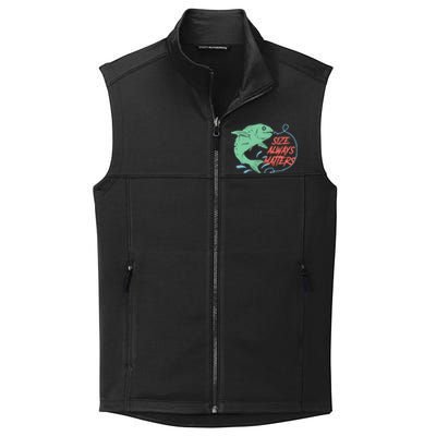 Funny Fishing Rod Fish - Fisherman Collective Smooth Fleece Vest