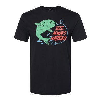 Funny Fishing Rod Fish - Fisherman Softstyle CVC T-Shirt