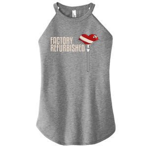 Funny Factory Refurbished Gift Open Heart Surgery Survivors Gift Women's Perfect Tri Rocker Tank