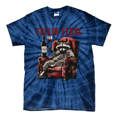 Feeling Feral Racoon Tie-Dye T-Shirt