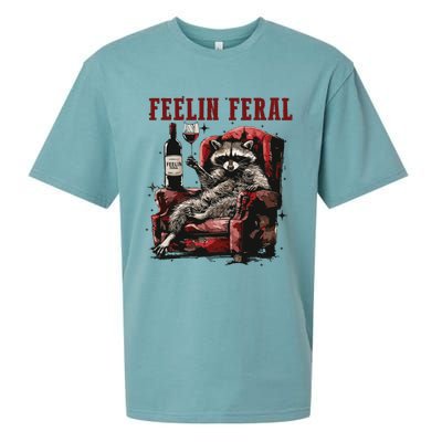 Feeling Feral Racoon Sueded Cloud Jersey T-Shirt