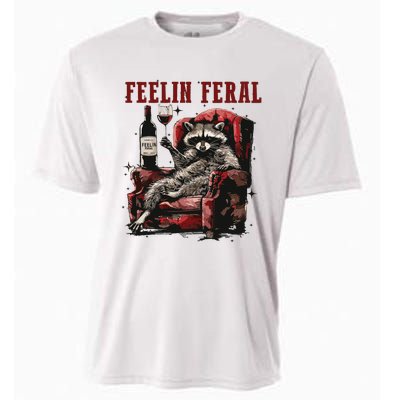 Feeling Feral Racoon Cooling Performance Crew T-Shirt