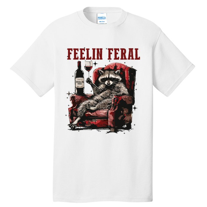 Feeling Feral Racoon Tall T-Shirt