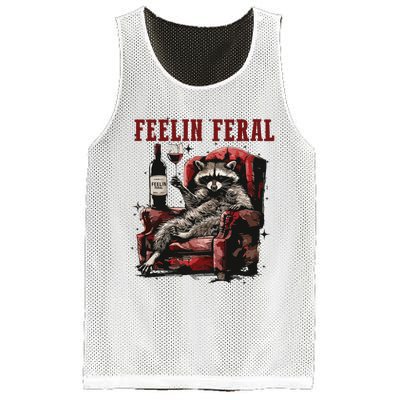 Feeling Feral Racoon Mesh Reversible Basketball Jersey Tank