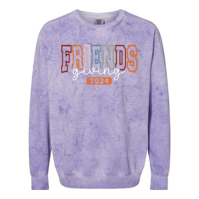 Friendsgiving Colorblast Crewneck Sweatshirt