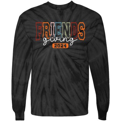 Friendsgiving Tie-Dye Long Sleeve Shirt