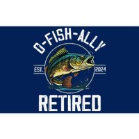 Fisherman Fishing Retirement Gift Ofishally Retired 2024 Bumper Sticker