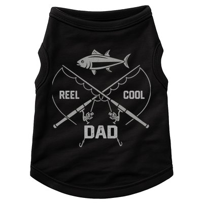 Funny Fishing Reel Cool Dad Father's Day Gift Doggie Tank