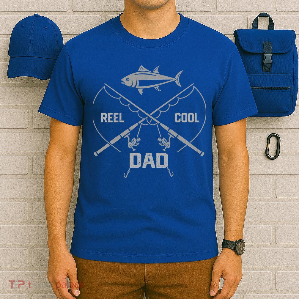 Funny Fishing Reel Cool Dad Father's Day Gift T-Shirt