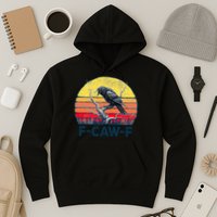 F-Caw-F Funny Raven Crow Vintage Gothic Bird Pun Hoodie
