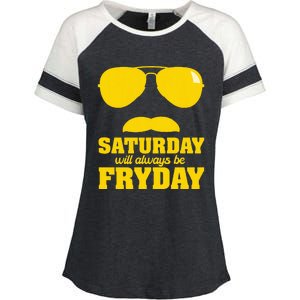 Fryday Enza Ladies Jersey Colorblock Tee