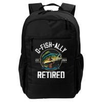 Fisherman Fishing Retirement Gift Ofishally Retired 2024 Daily Commute Backpack