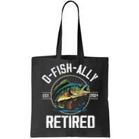 Fisherman Fishing Retirement Gift Ofishally Retired 2024 Tote Bag