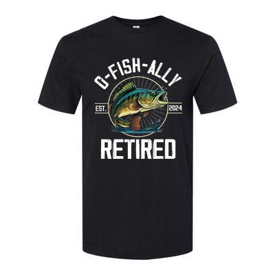 Fisherman Fishing Retirement Gift Ofishally Retired 2024 Softstyle® CVC T-Shirt