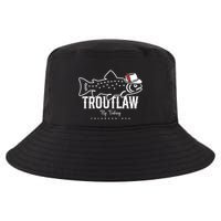 Fly Fishing Rainbow Trout Wearing A Hat Feather Cap Cool Comfort Performance Bucket Hat