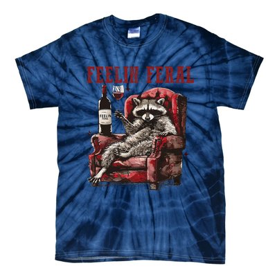 Feeling Feral Racoon Tie-Dye T-Shirt