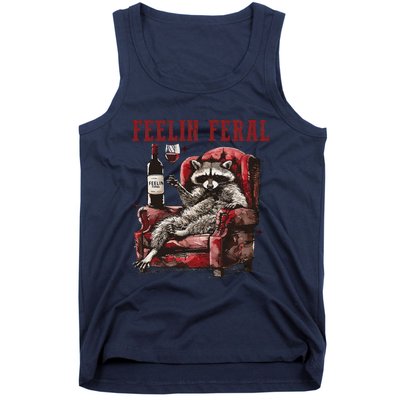 Feeling Feral Racoon Tank Top