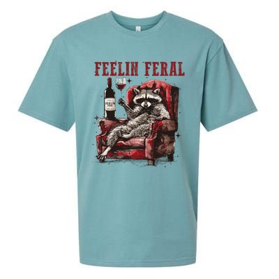 Feeling Feral Racoon Sueded Cloud Jersey T-Shirt