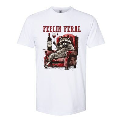 Feeling Feral Racoon Softstyle CVC T-Shirt