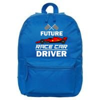 Funny Future Race Car Driver Gift Racing Gift 16 in Basic Backpack