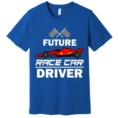 Funny Future Race Car Driver Gift Racing Gift Premium T-Shirt