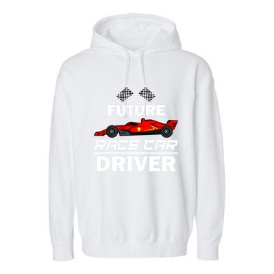 Funny Future Race Car Driver Gift Racing Gift Garment-Dyed Fleece Hoodie