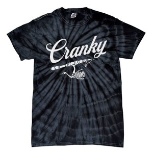 Funny Fishing Reel Pun  Cranky Fishermen Tie-Dye T-Shirt