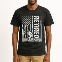 Funny Fishing Retired 2025 Not My Problem Anymore Retirement Tall T-Shirt