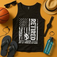 Funny Fishing Retired 2025 Not My Problem Anymore Retirement Tank Top