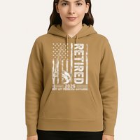 Funny Fishing Retired 2025 Not My Problem Anymore Retirement Hoodie