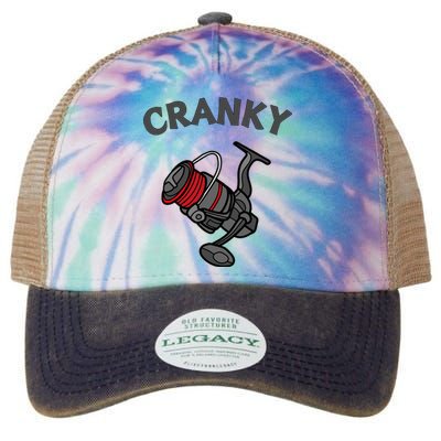 Funny Fishing Reel Pun For Fishermen Legacy Tie Dye Trucker Hat