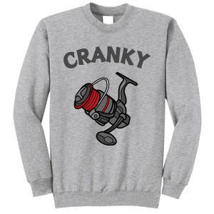 Funny Fishing Reel Pun For Fishermen Tall Sweatshirt