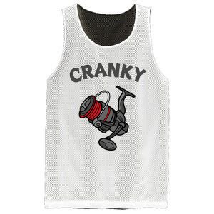 Funny Fishing Reel Pun For Fishermen Mesh Reversible Basketball Jersey Tank